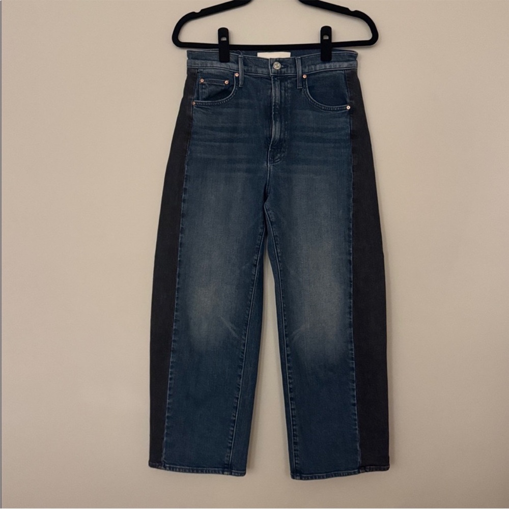 NWOT MOTHER LIL HALF PIPE FLOOD JEANS - Picture 3 of 9